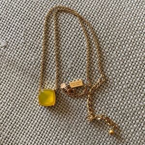 Kate Spade yellow pendent Necklace